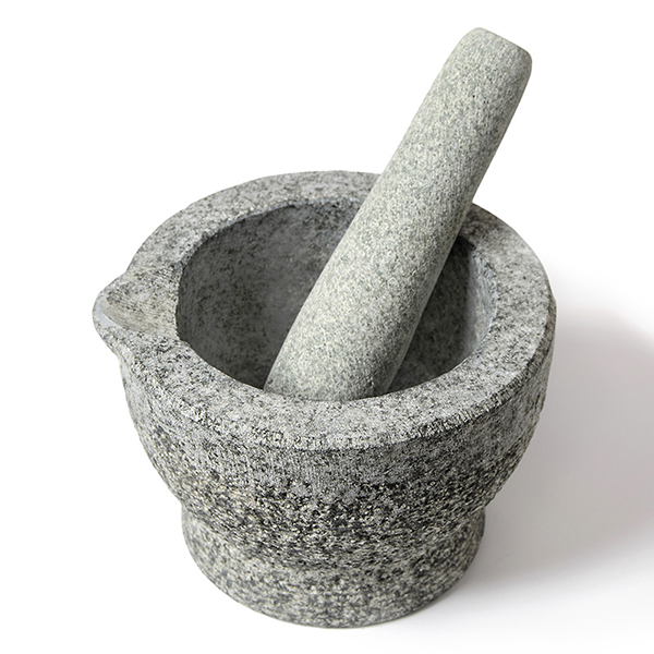 granite mortar with sprout