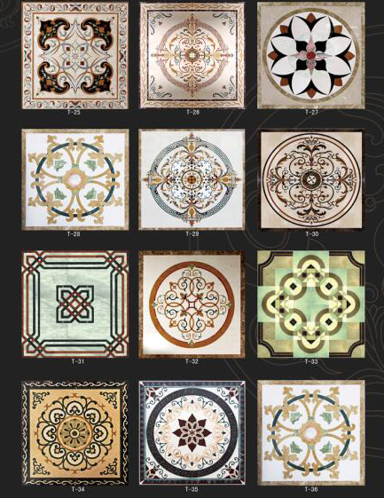 patrones de mármol cuadrados