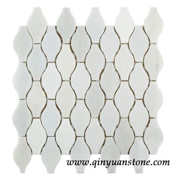 White Marble Mosaic Tile Home Depot, Backsplash Tile Home Depot