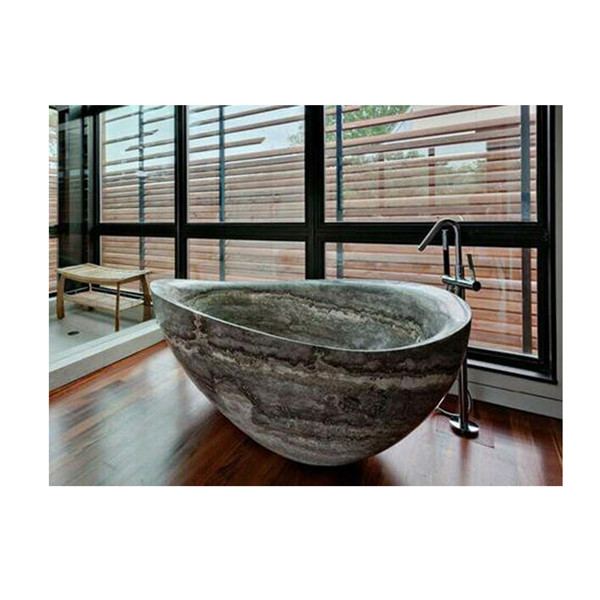 Custom Bathtub Solid Marble Qinyuan Stone, Solid Marble Bathtub