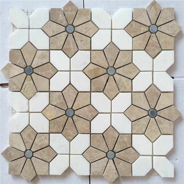 flower mosaic tile for wall