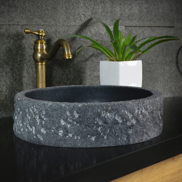 round-stone-sink