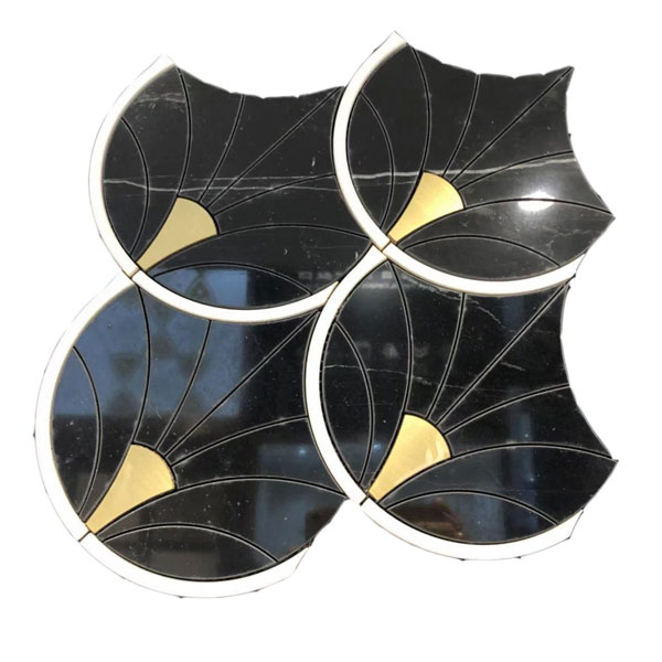 mosaïque-jet-d'eau-cuivre-noir-marbre
