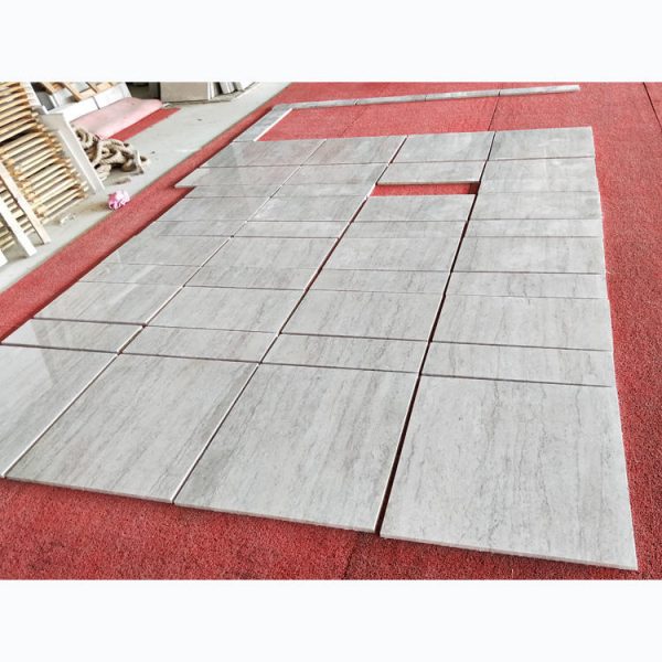 white travertine tile